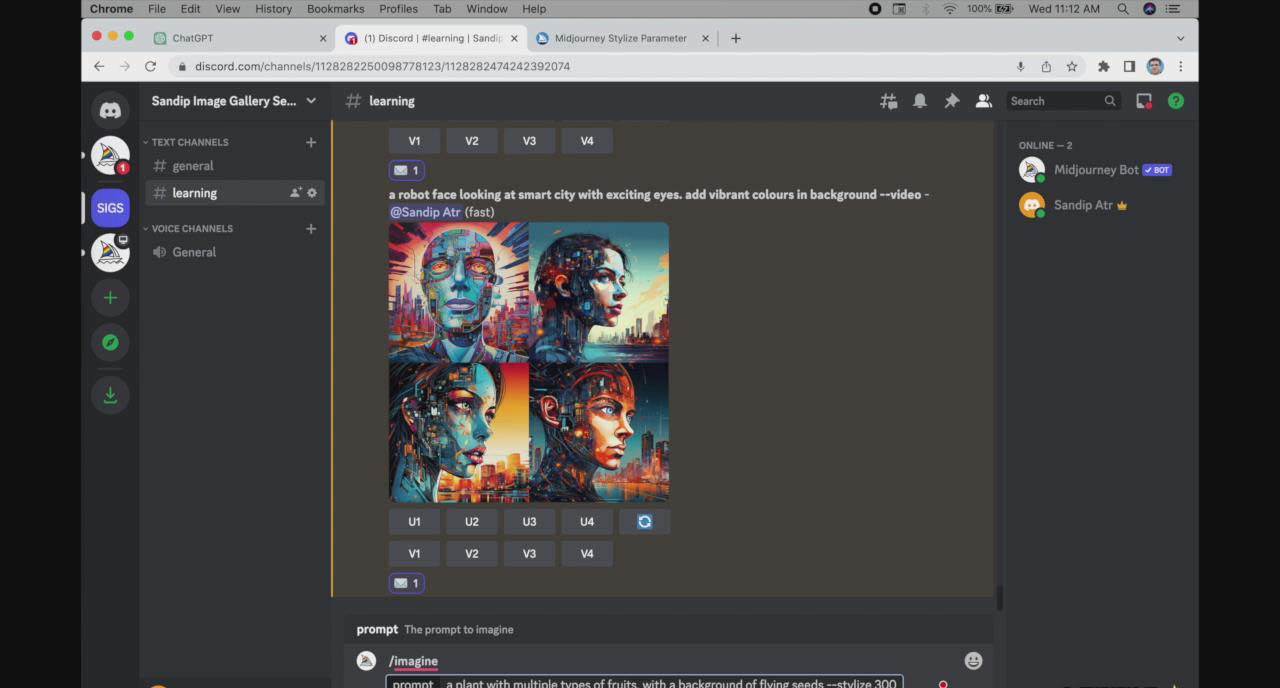 ChatGPT4 和 MidJourney AI 绘画聊天革命性指南教程-33节视频课-中英字幕艺创吧-网创项目资源站-副业项目-创业项目-搞钱项目艺创吧