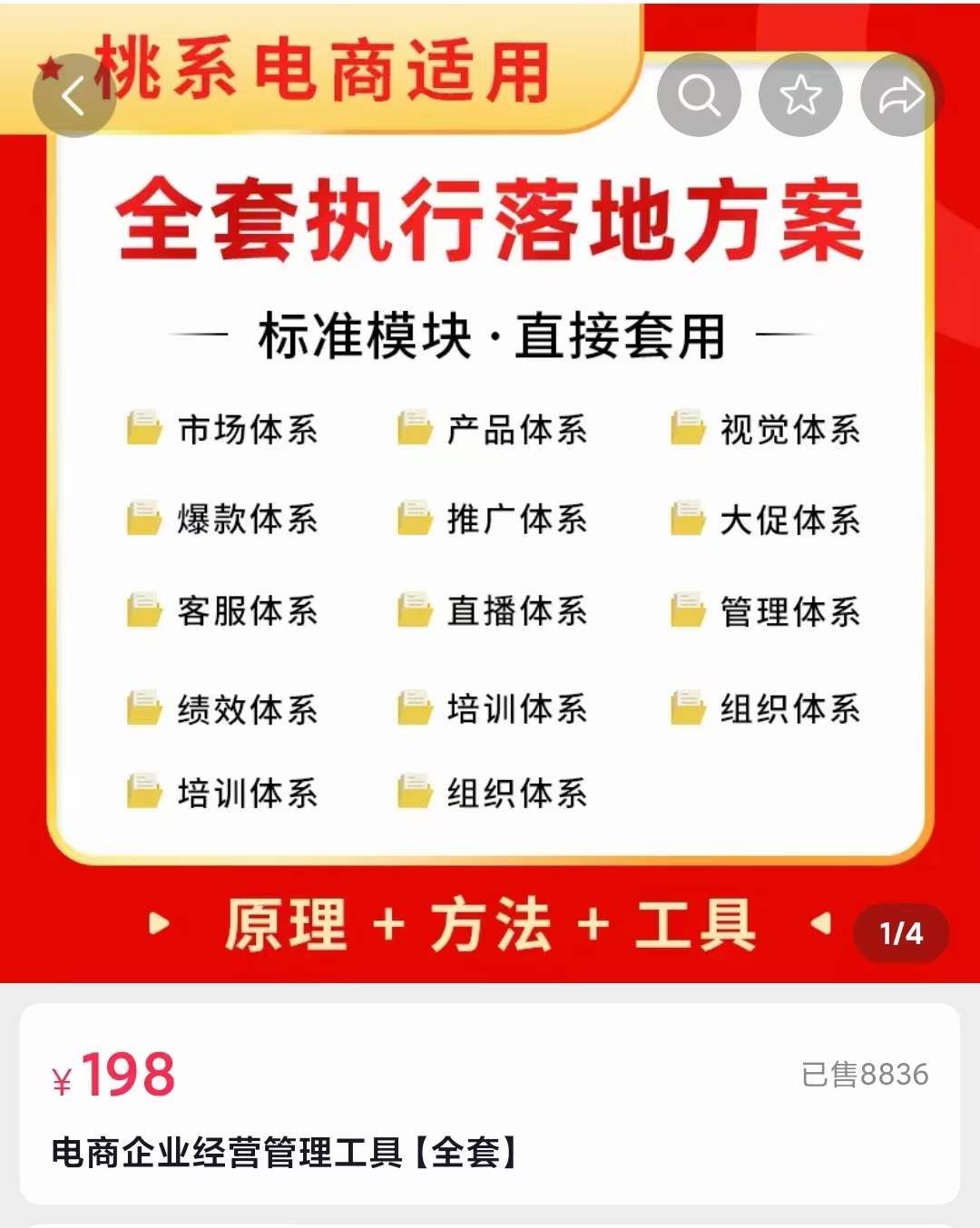 外面卖198·电商企业经营管理工具：全套执行落地方案 标准模块·直接套用艺创吧-网创项目资源站-副业项目-创业项目-搞钱项目艺创吧