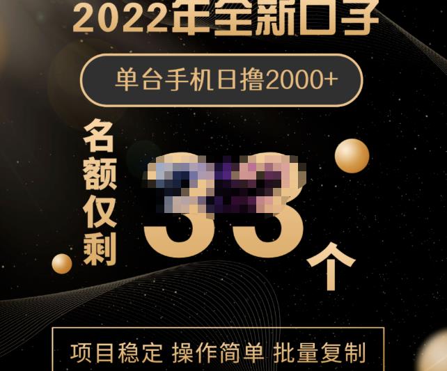 2022年全新口子，手机批量搬砖玩法，一部手机日撸2000+艺创吧-网创项目资源站-副业项目-创业项目-搞钱项目艺创吧