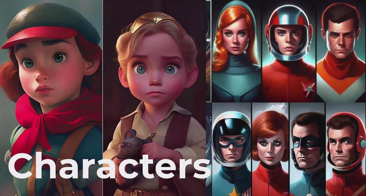 掌握 MidJourney V5 AI + ChatGPT创建一致的角色设计图像-22节课-中英字幕艺创吧-网创项目资源站-副业项目-创业项目-搞钱项目艺创吧